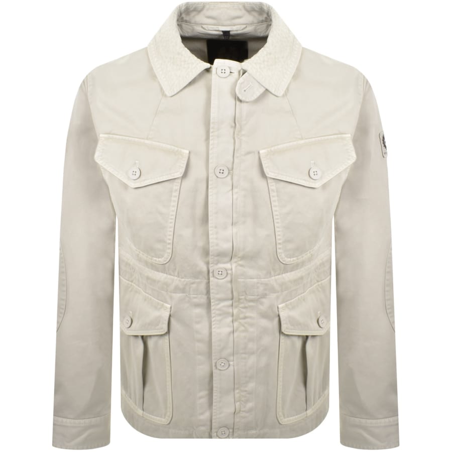 【関税込み】Belstaff ベージュ CS60 シャツ Belstaff CS60 Overshirt Stone Beige | eBay